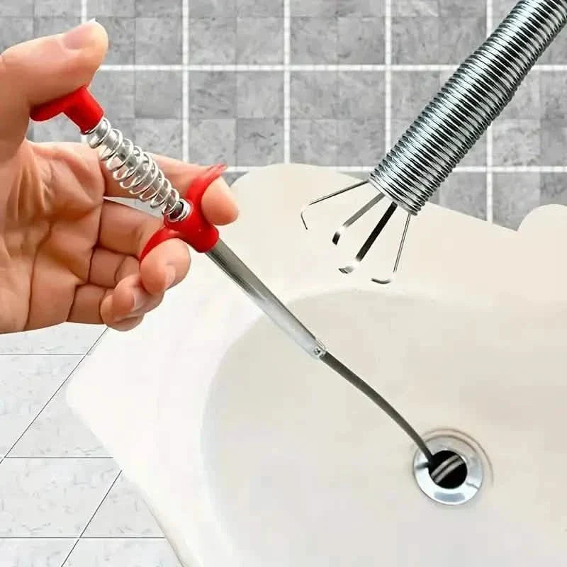 4-Claw Drain Clog Remover – Grabs Hair & Debris (Kitchen & Bath)