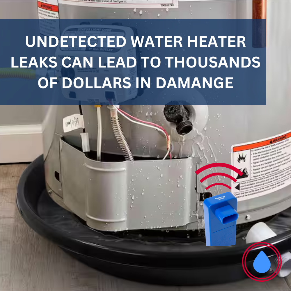 Water Heater Leak Alarm – Flood Buzz® Blue (1, 2 & 4 Packs)