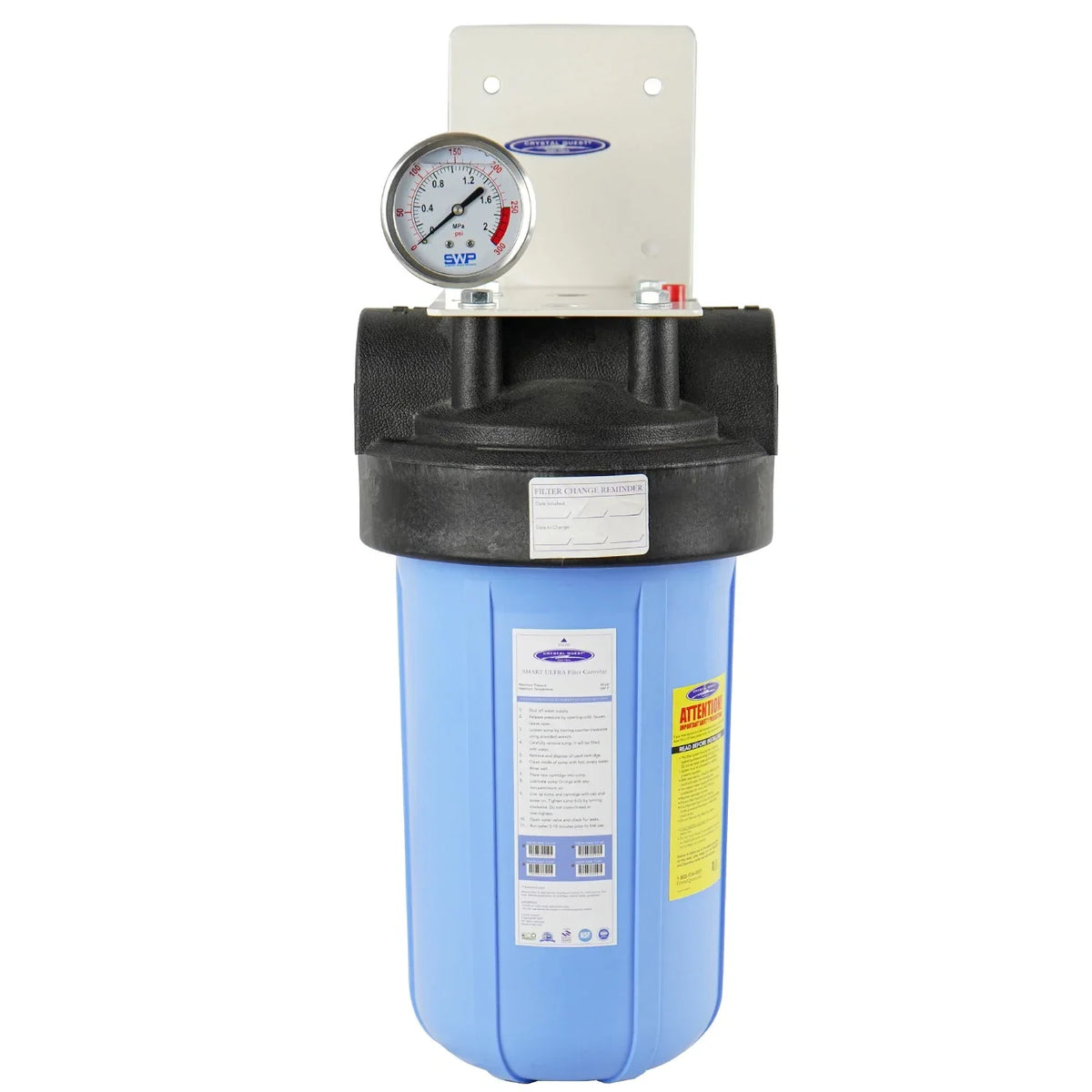 Compact Whole House Water Filter, SMART Series (3-6 GPM | 1-2 people)